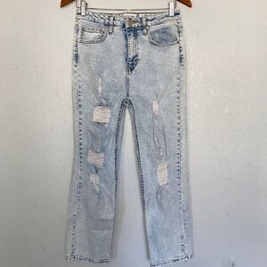 INDIGO REIN-Stonewashed and High-Waisted